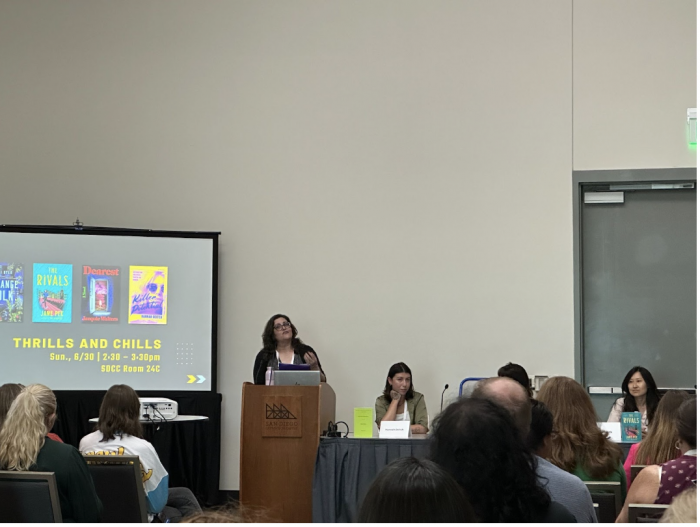 Photo: Photo of author panel